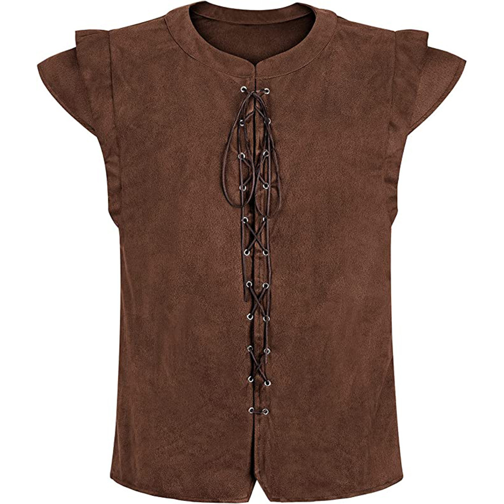 Ethnic Clothing & Online Fashion Store Khaadi Pk - Renaissance Viking Pirate Play Suede T-Shirt