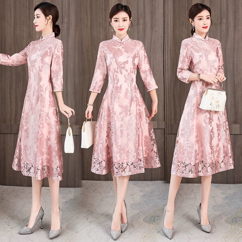 Elegant Women Aodai Vietnam Ch - Ao Dai Vietnam Dress recension och pris