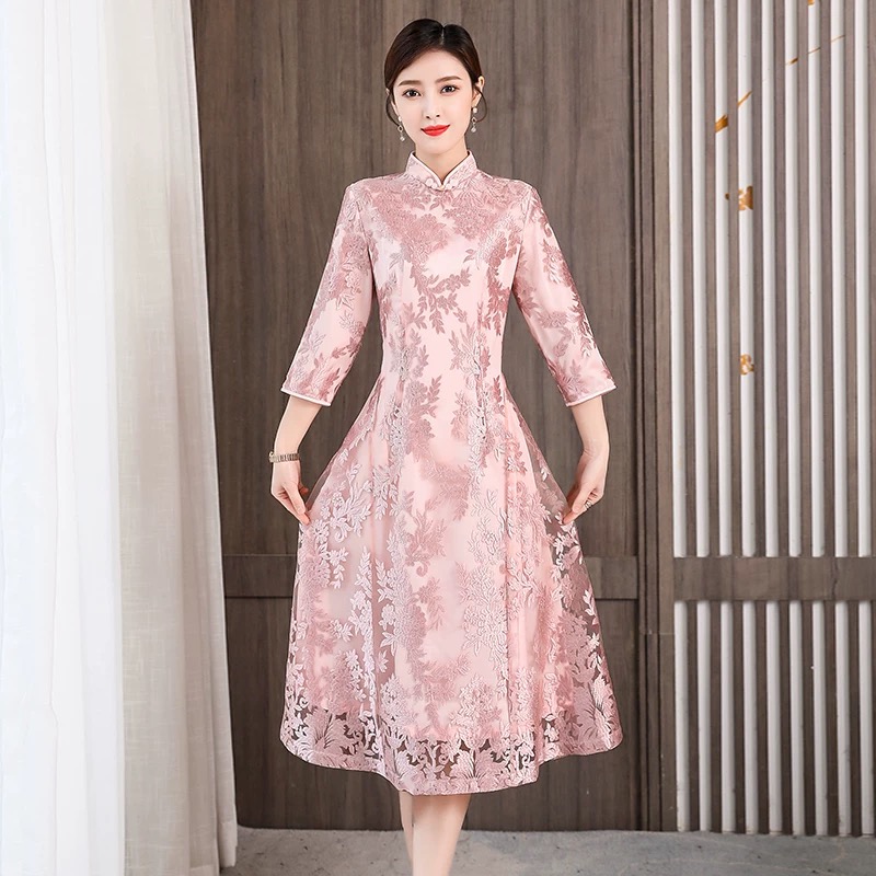 Elegant Women Aodai Vietnam Ch - Ao Dai Vietnam Dress recension och pris