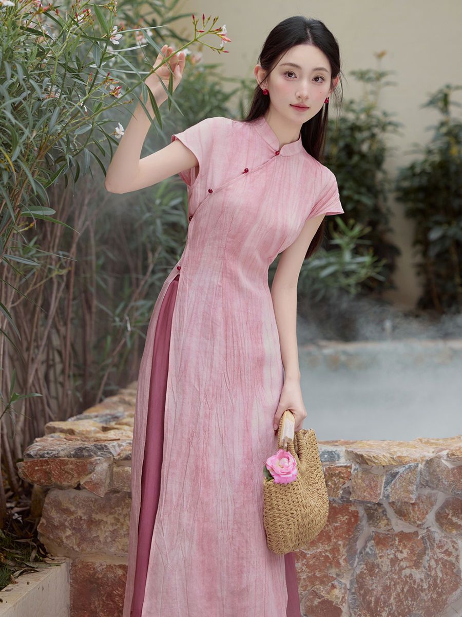 Spring summer vietnam aodai ch - Ao Dai Vietnam Dress recension och pris