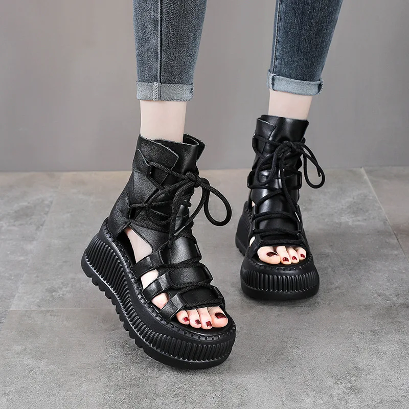 8CM Ethnic Cow Genuine Leather - Ethnic Modern Fashion recension och pris