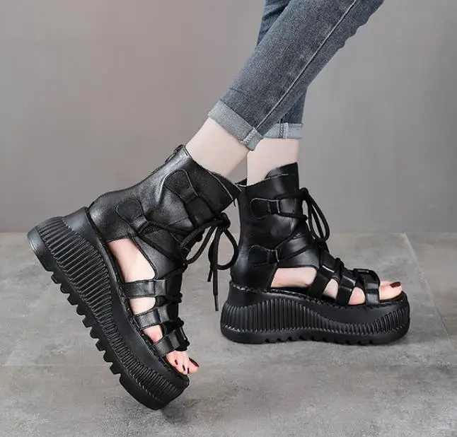 8CM Ethnic Cow Genuine Leather - Ethnic Modern Fashion recension och pris
