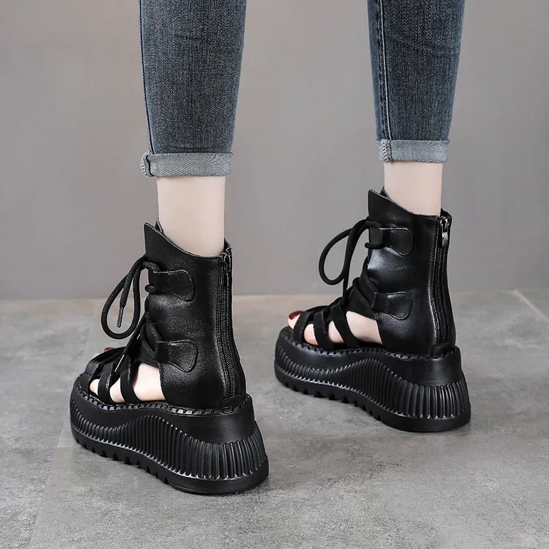 8CM Ethnic Cow Genuine Leather - Ethnic Modern Fashion recension och pris