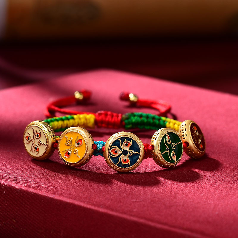 Tibetan Bracelet Hand Woven Ro - Ethnic Fashion Way recension och pris