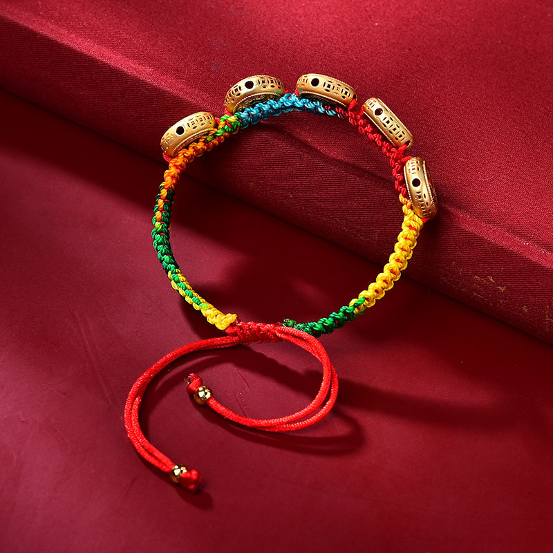 Tibetan Bracelet Hand Woven Ro - Ethnic Fashion Way recension och pris