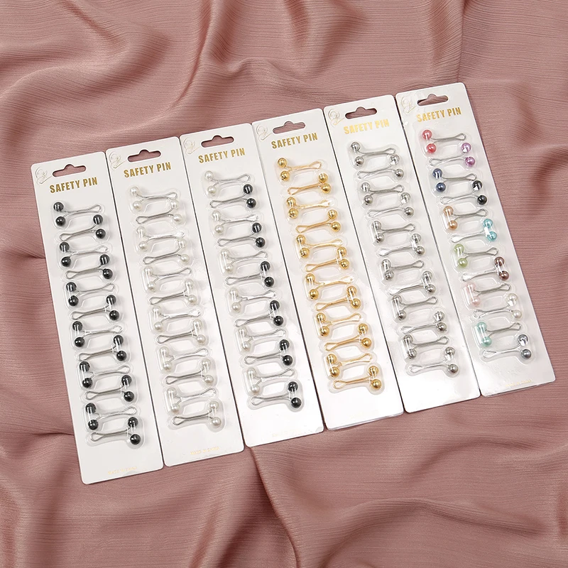 12pcs/Bag Muslim Hijab Pins Sc - Ethnic Modern Fashion recension och pris