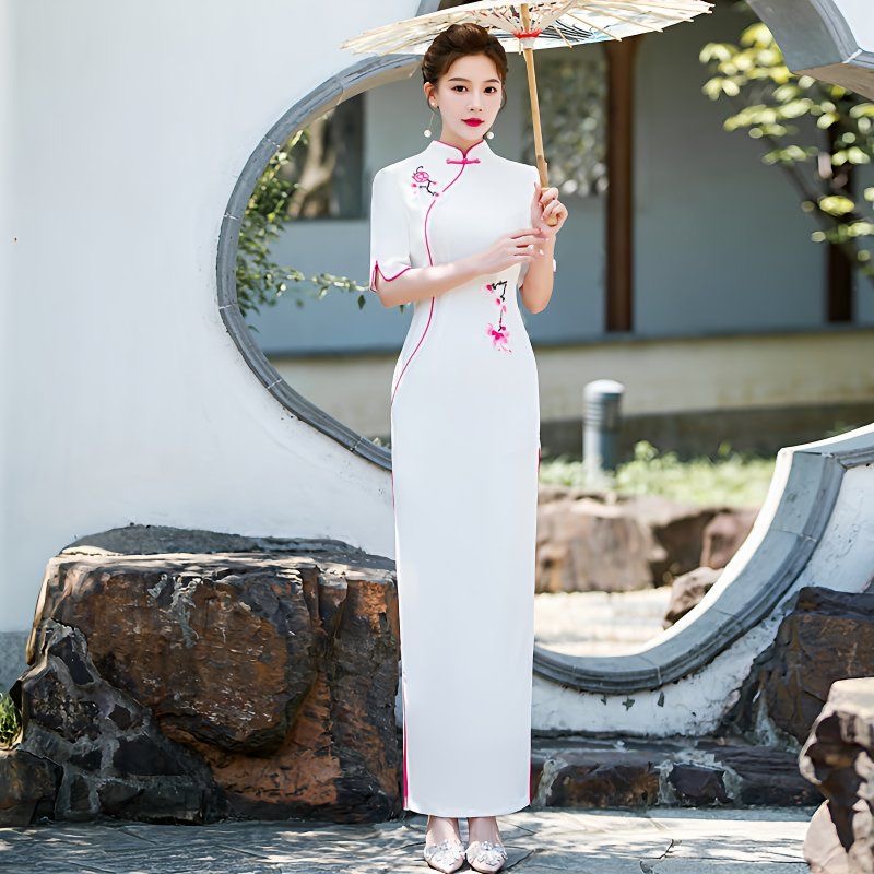 Woman Aodai Vietnam Dress Shor - Ao Dai Vietnam Dress recension och pris