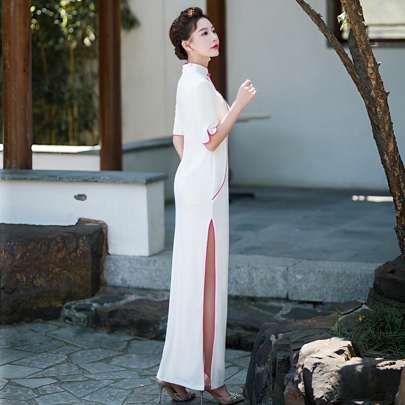 Woman Aodai Vietnam Dress Shor - Ao Dai Vietnam Dress recension och pris