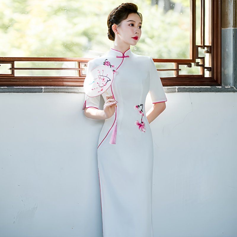 Woman Aodai Vietnam Dress Shor - Ao Dai Vietnam Dress recension och pris