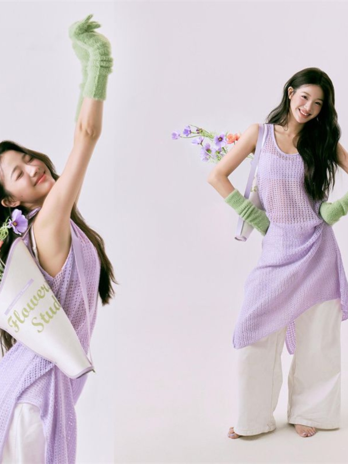 Romantic Spring  Flower Print  - Ethnic Fashion Photography recension och pris