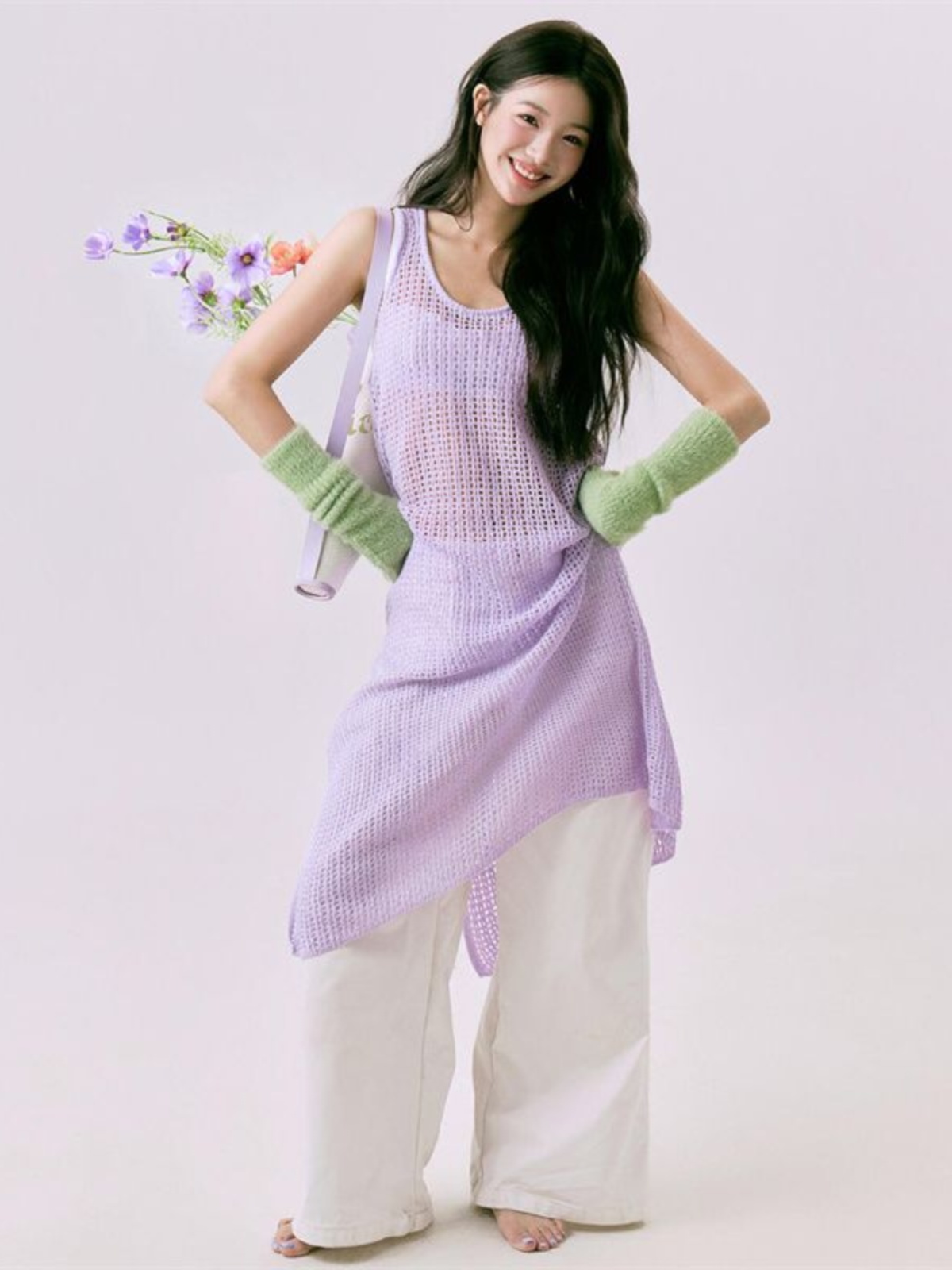Romantic Spring  Flower Print  - Ethnic Fashion Photography recension och pris