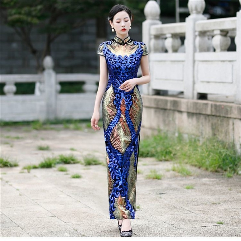Woman Elegant Aodai Dress Shor - Ao Dai Vietnam Dress recension och pris