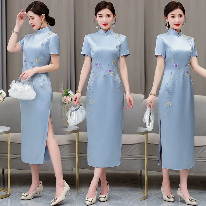 Women Ethnic Style Aodai  Cheo - Ao Dai Vietnam Dress recension och pris
