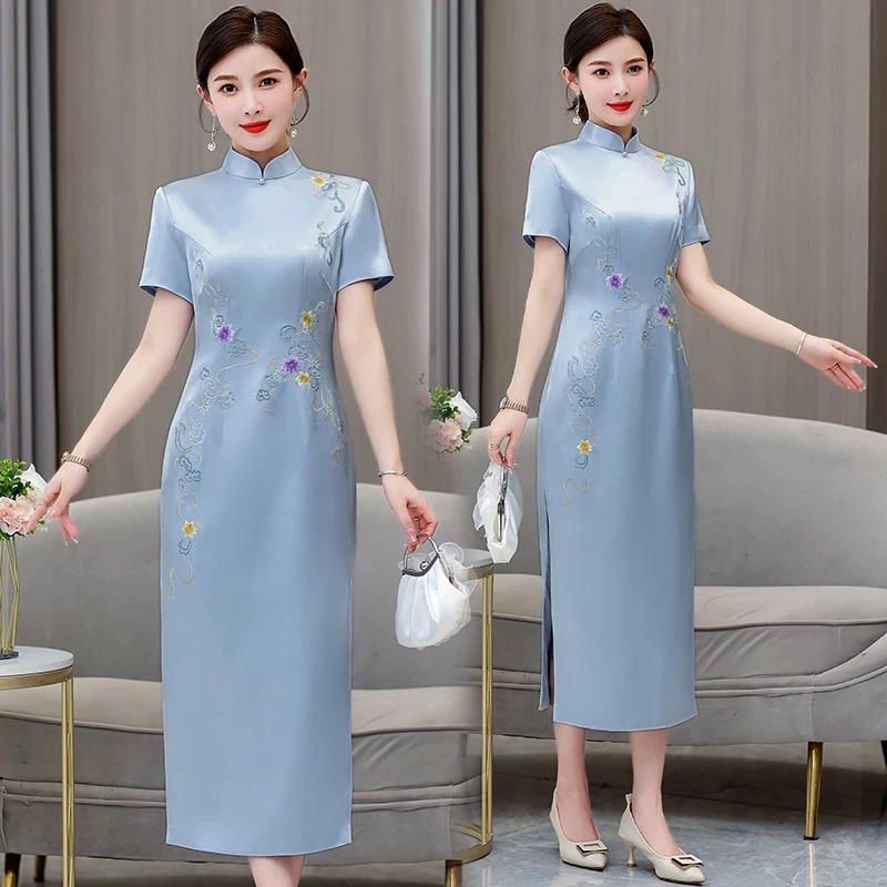 Women Ethnic Style Aodai  Cheo - Ao Dai Vietnam Dress recension och pris