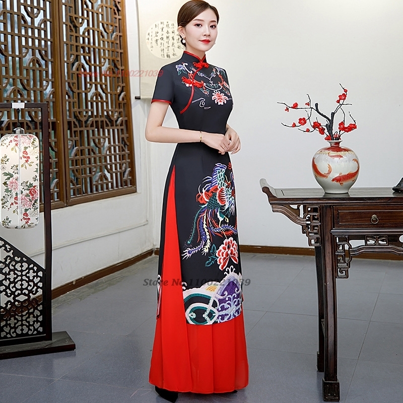 2026 chinese improved qipao dr - Ao Dai Vietnam Dress recension och pris