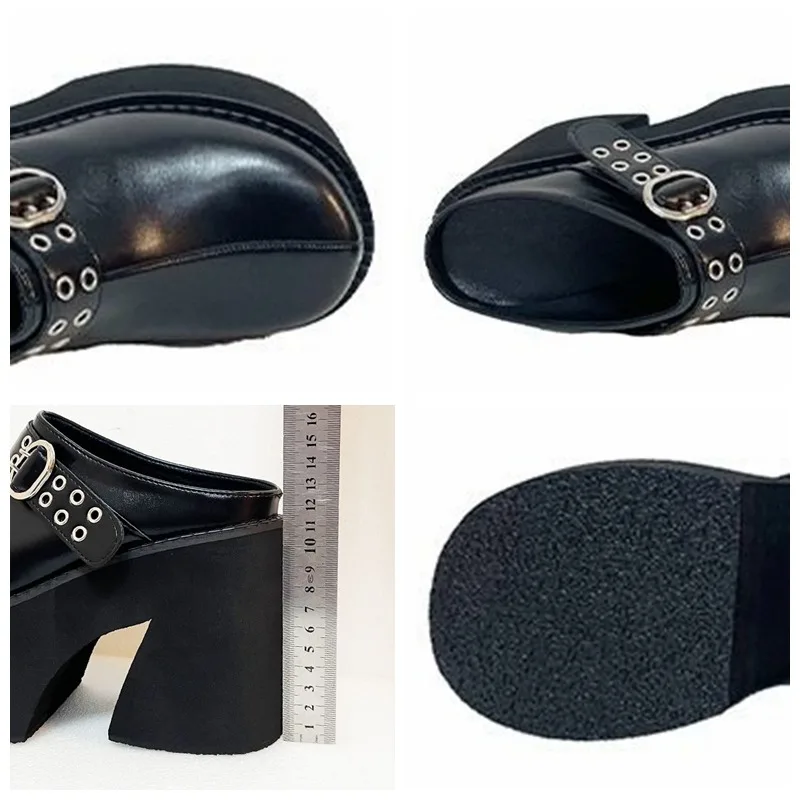 11cm PU Leather Flats Women Fa - Ethnic Modern Fashion recension och pris
