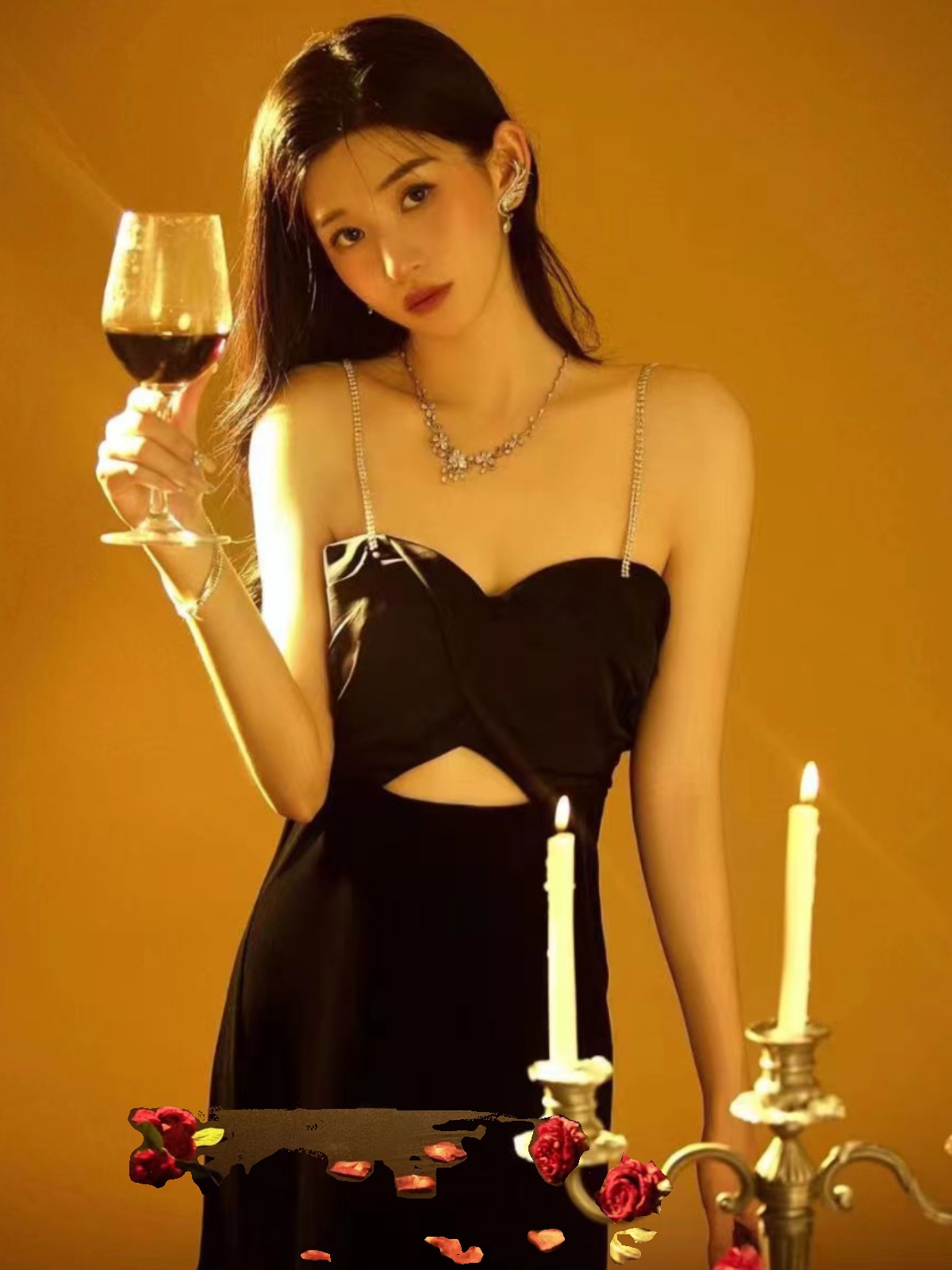 Sexy Backless Strap Dress Phot - Ethnic Fashion Photography recension och pris