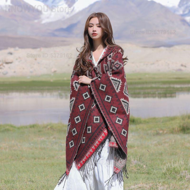 Women's Ethnic Style Hooded Cl - Ethnic Fashion Photography recension och pris