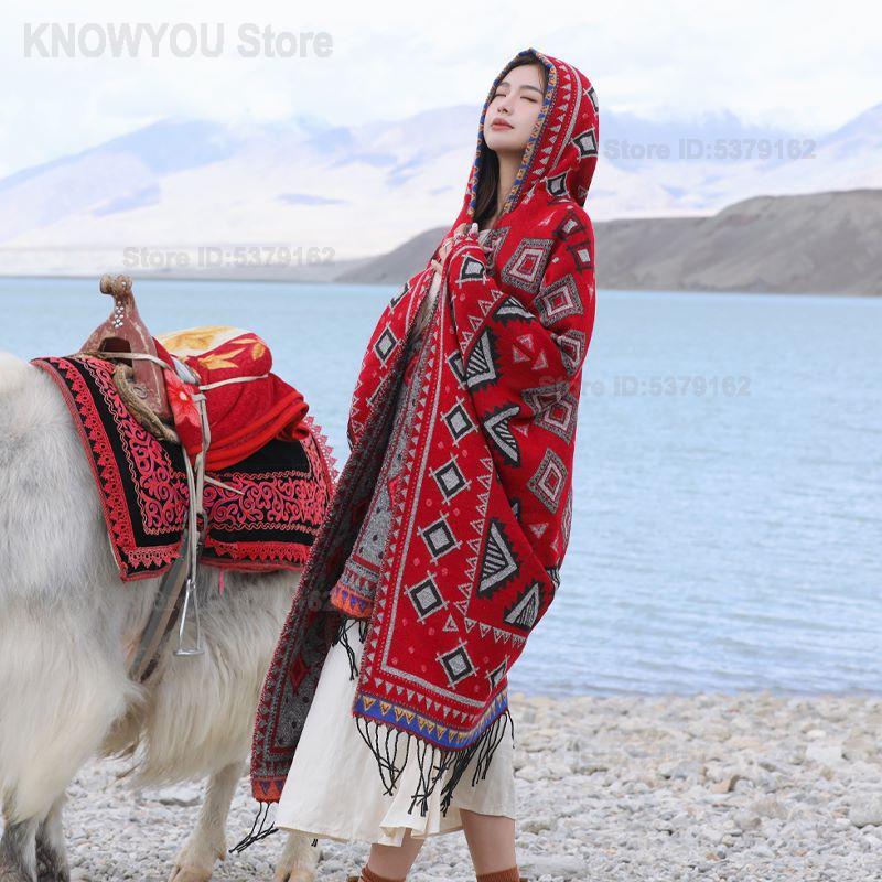 Women's Ethnic Style Hooded Cl - Ethnic Fashion Photography recension och pris