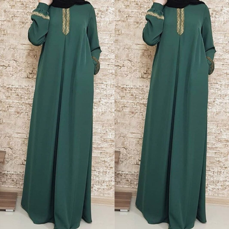 Muslim Ethnic Style Print Abay - Ethnic Fashion In Dubai recension och pris