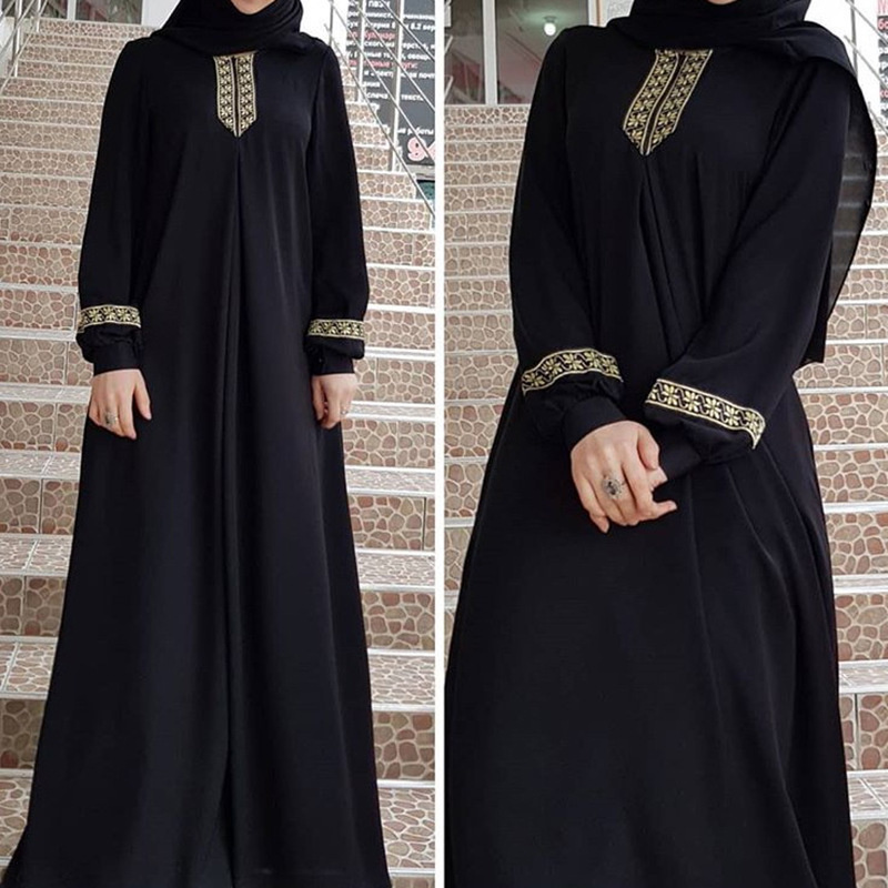 Muslim Ethnic Style Print Abay - Ethnic Fashion In Dubai recension och pris