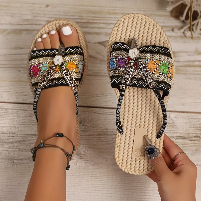 Women Slippers Outdoor Handwov - Ethnic Modern Fashion recension och pris