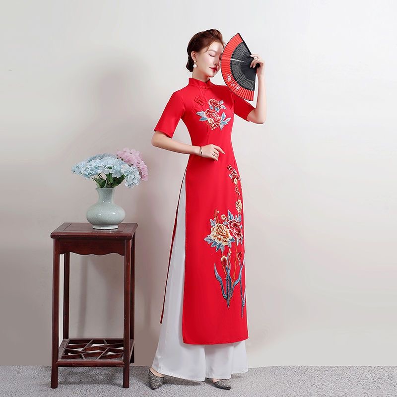 Summer Women Traditional Vietn - Ao Dai Vietnam Dress recension och pris