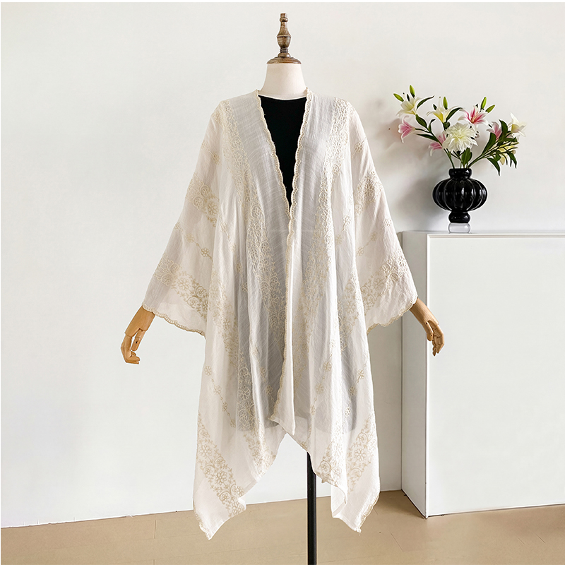 Retro Holiday Shawl Warm Flora - Ethnic Fashion Photography recension och pris