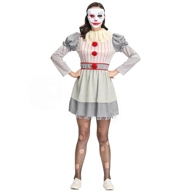 Large Halloween Trick Clown So - Ethnic Wear Fashion Designer recension och pris