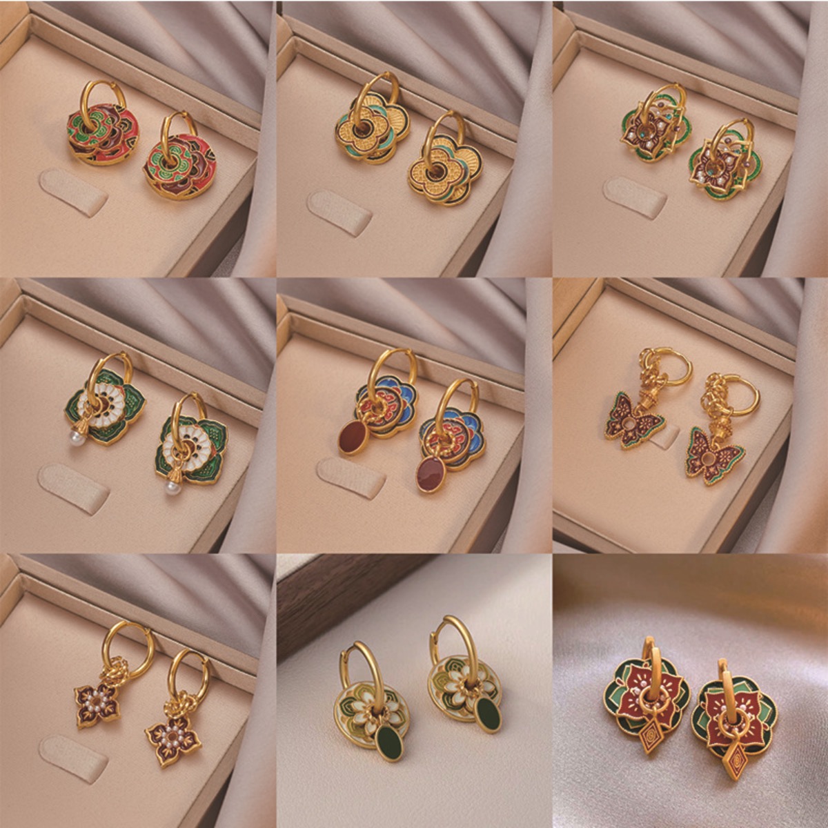 Ethnic Chinese Colorful Enamel - Ethnic Fashion Way recension och pris