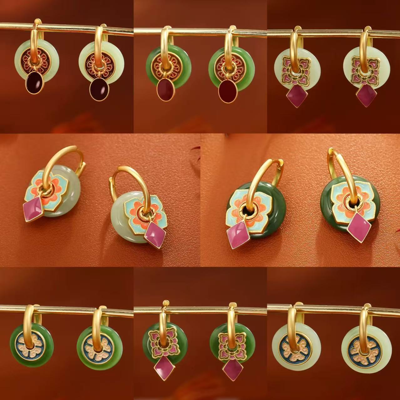 S925 New Chinese-style Earring - Ethnic Fashion Way recension och pris