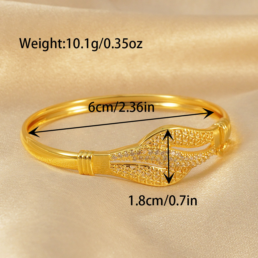 1Pcs Dubai Flower Zirconium In - Ethnic Fashion In Dubai recension och pris