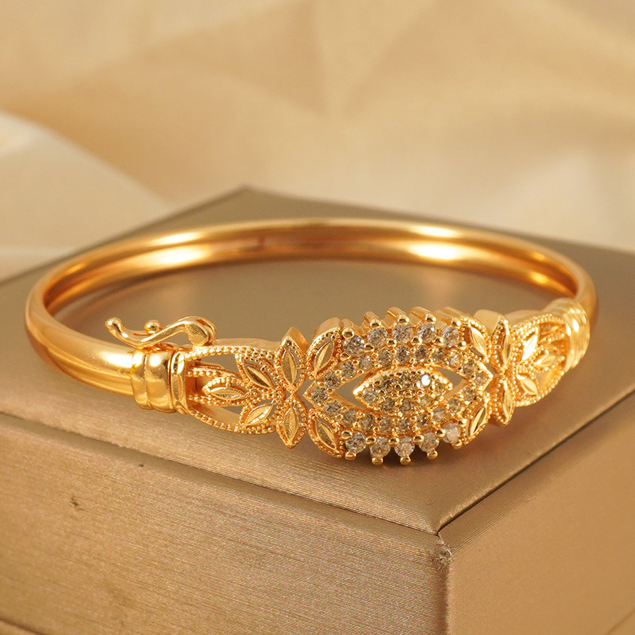 1Pcs Dubai Flower Zirconium In - Ethnic Fashion In Dubai recension och pris