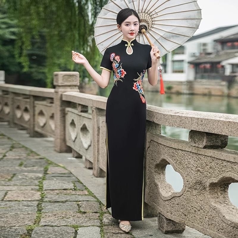 Women Traditional Vietnam Aoda - Ao Dai Vietnam Dress recension och pris