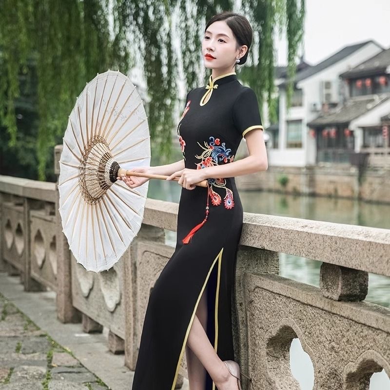 Women Traditional Vietnam Aoda - Ao Dai Vietnam Dress recension och pris