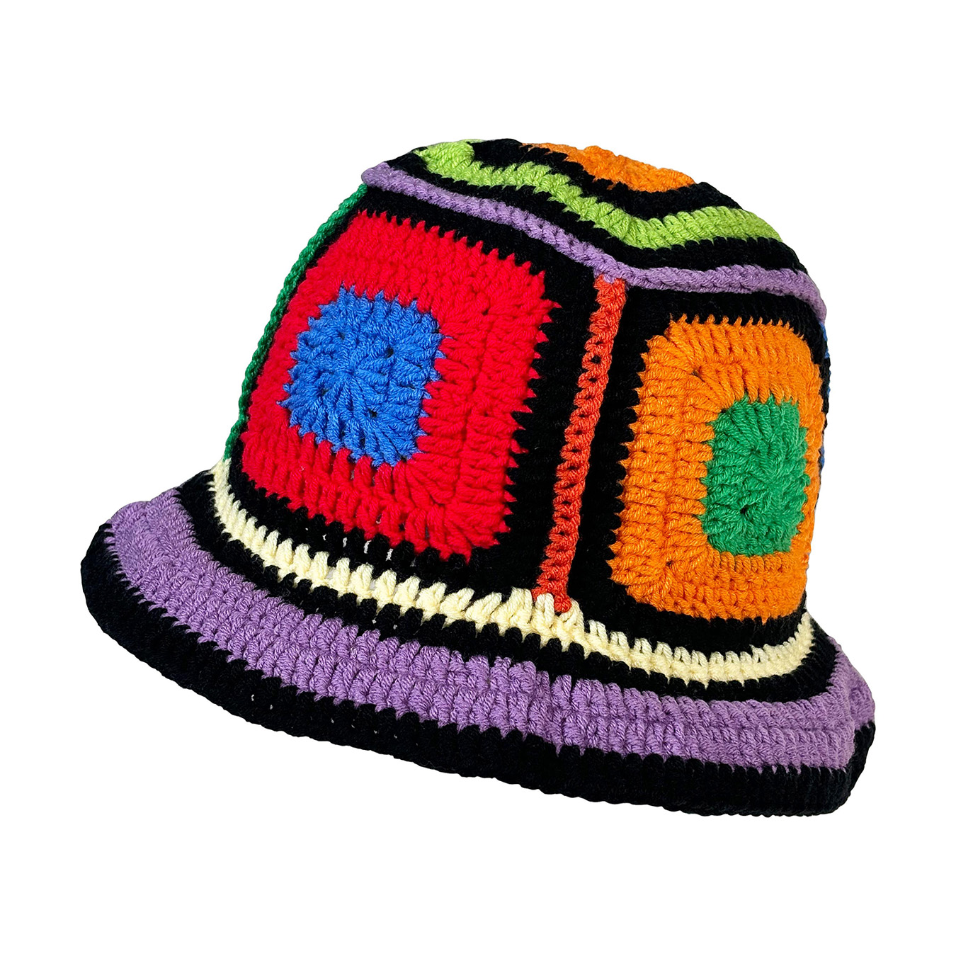 Purple-Edged Zuma Hat, Hand-Kn - Ethnic Wear Fashion Designer recension och pris