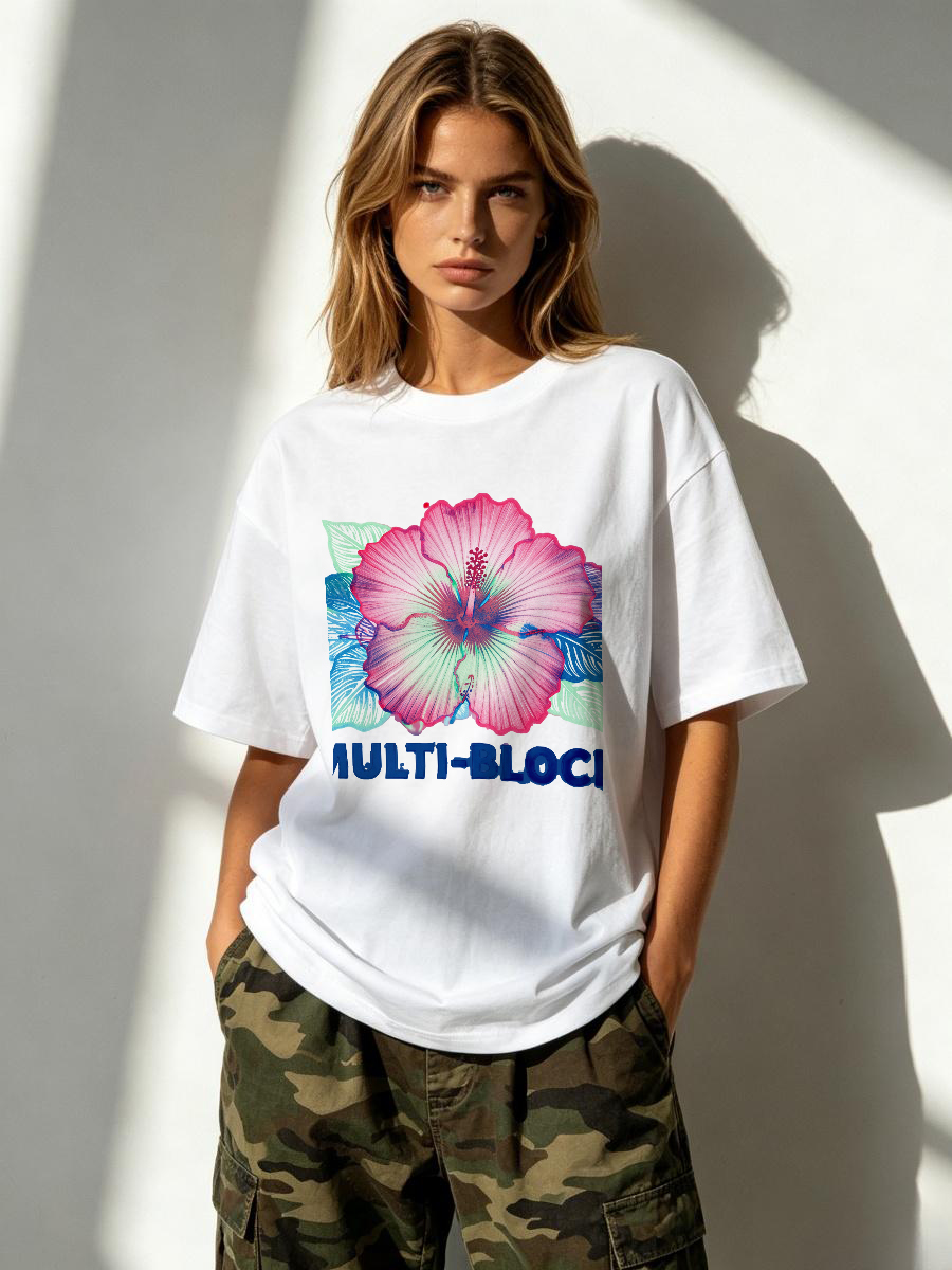 T Shirts Woman Block Print Han - Ethnic Wear Fashion Designer recension och pris