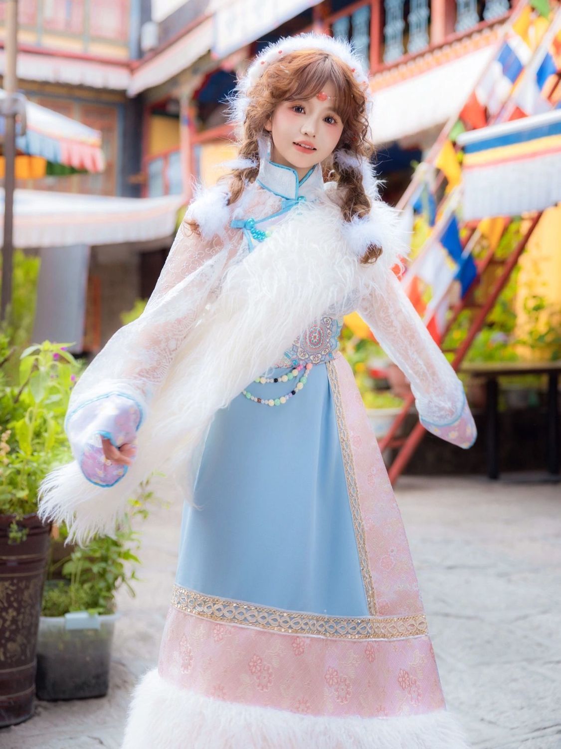 Tibetan Costume Women's New St - Ethnic Fashion Photography recension och pris