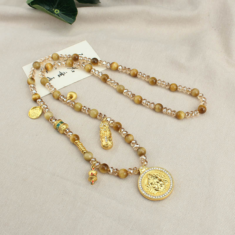 Golden Tiger's Eye Stone Beade - Ethnic Fashion Way recension och pris