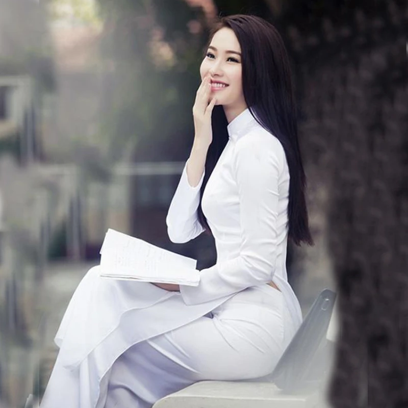 Ao Dai Vietnam Dress Women Tra - Ao Dai Vietnam Dress recension och pris