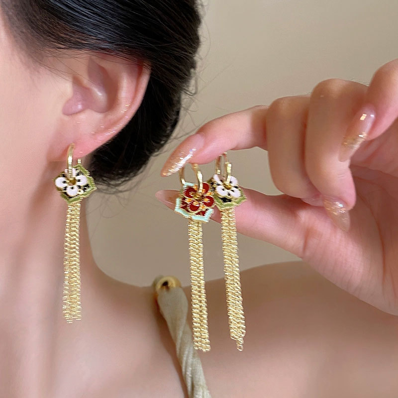 Ethnic Chinese Colored Enamel  - Ethnic Fashion Way recension och pris