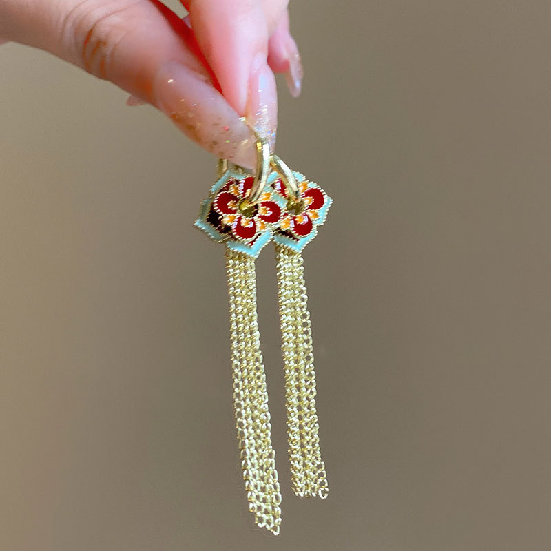 Ethnic Chinese Colored Enamel  - Ethnic Fashion Way recension och pris